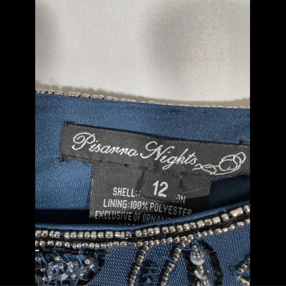 NEW Pisarro Nights Bead Embellished Mock Gown 12 - Picture 7 of 11